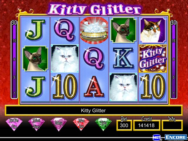 IGT's Kitty Glitter Slot Demo